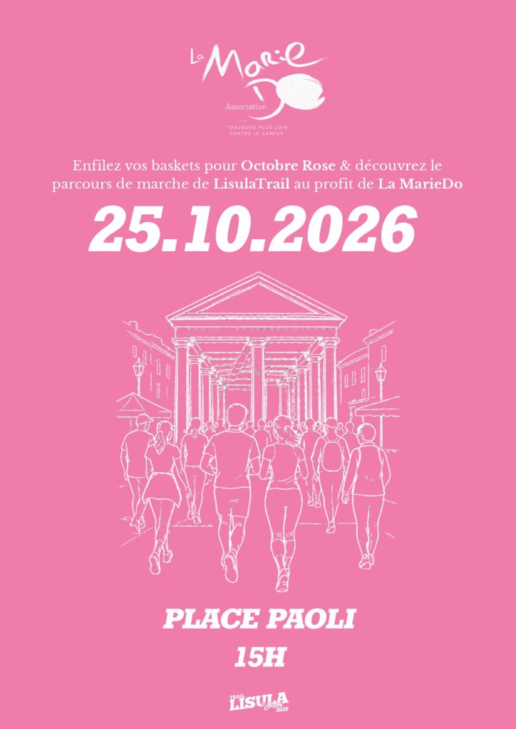 Marche organisée pour Octobre Rose et au profit de la Marie Do